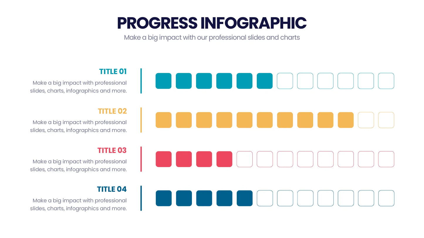 Progress Infographic templates