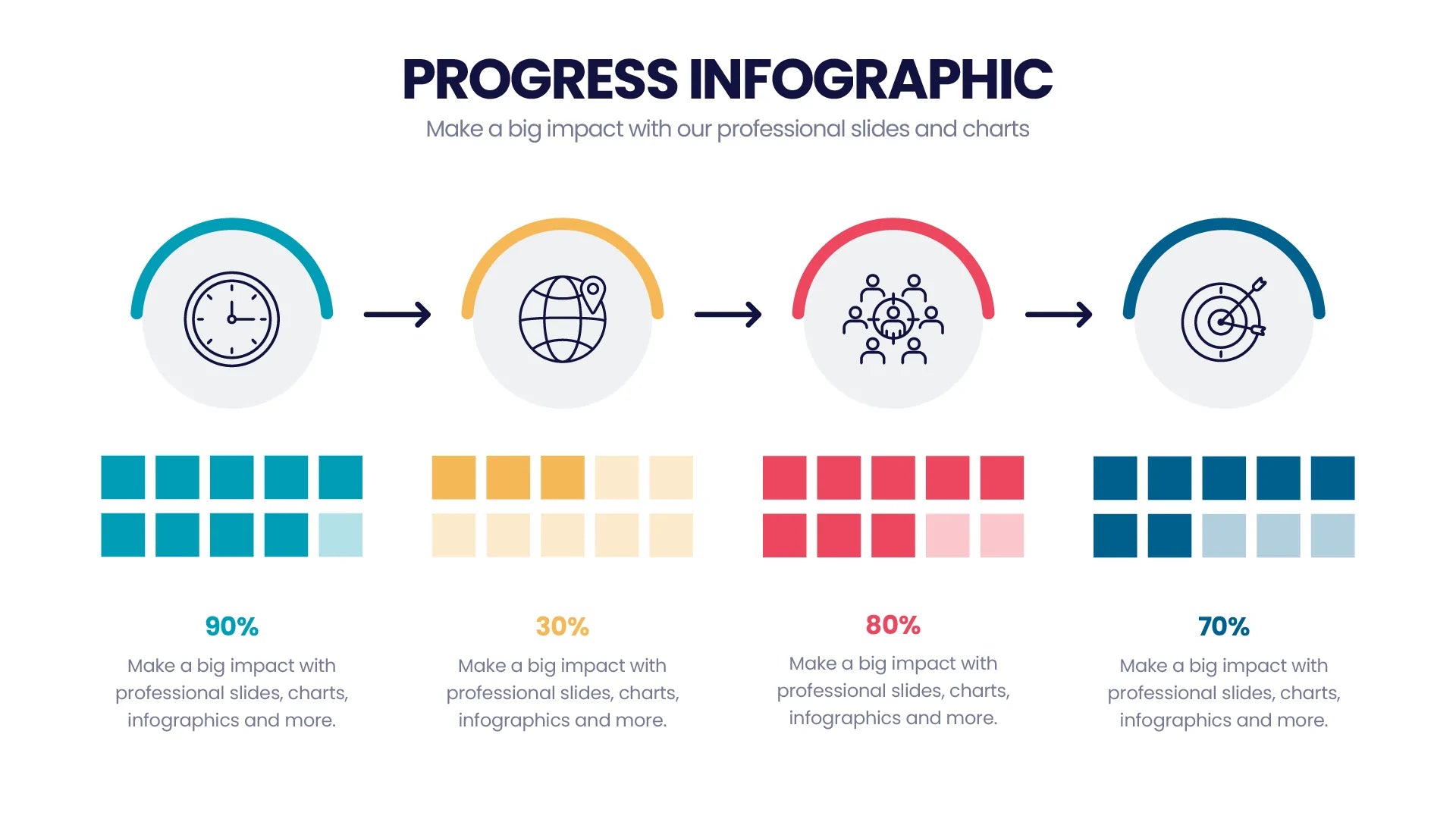 Progress Infographics templates - PowerPointX | Slides | Keynote ...