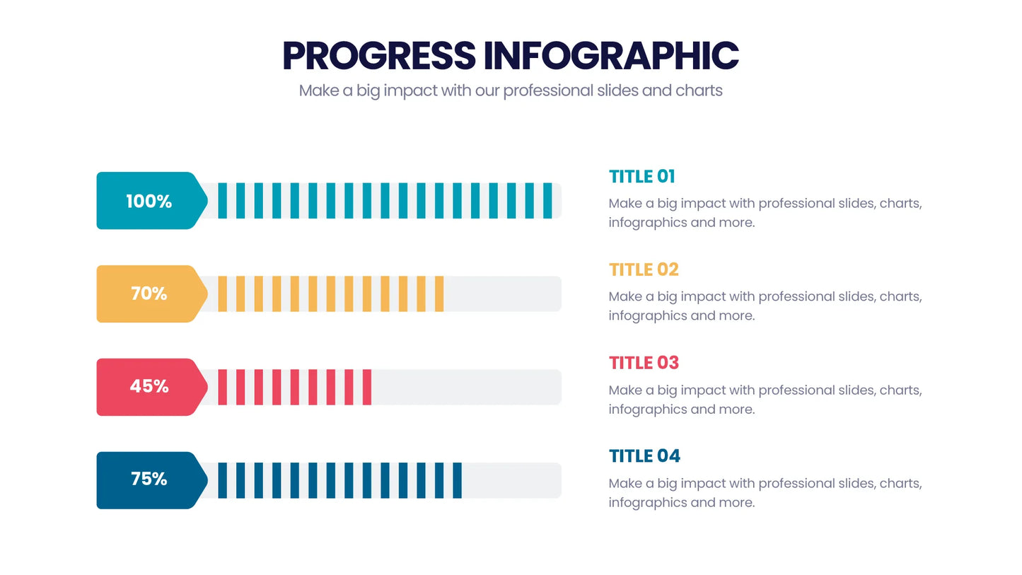 Progress Infographic templates