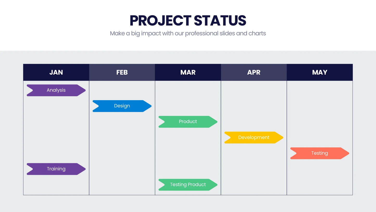 Project Status Infographic templates