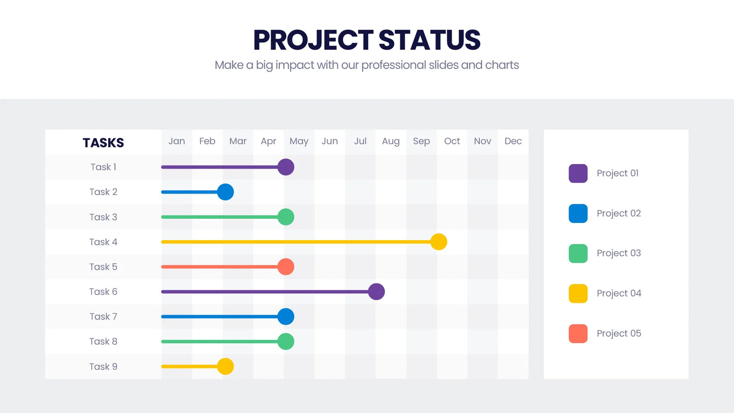 Project Status Infographic templates