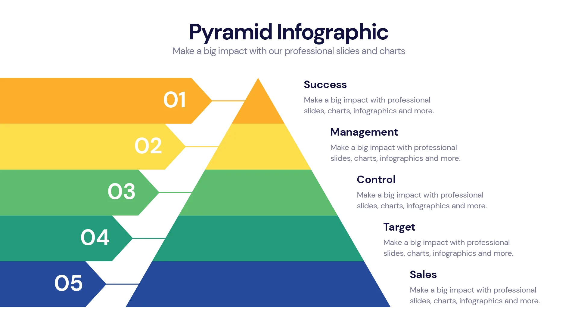 Pyramid Infographic templates