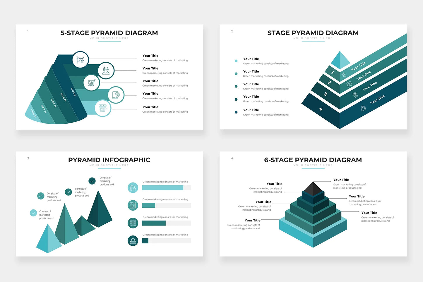 Pyramid Infographic Templates PowerPoint slides