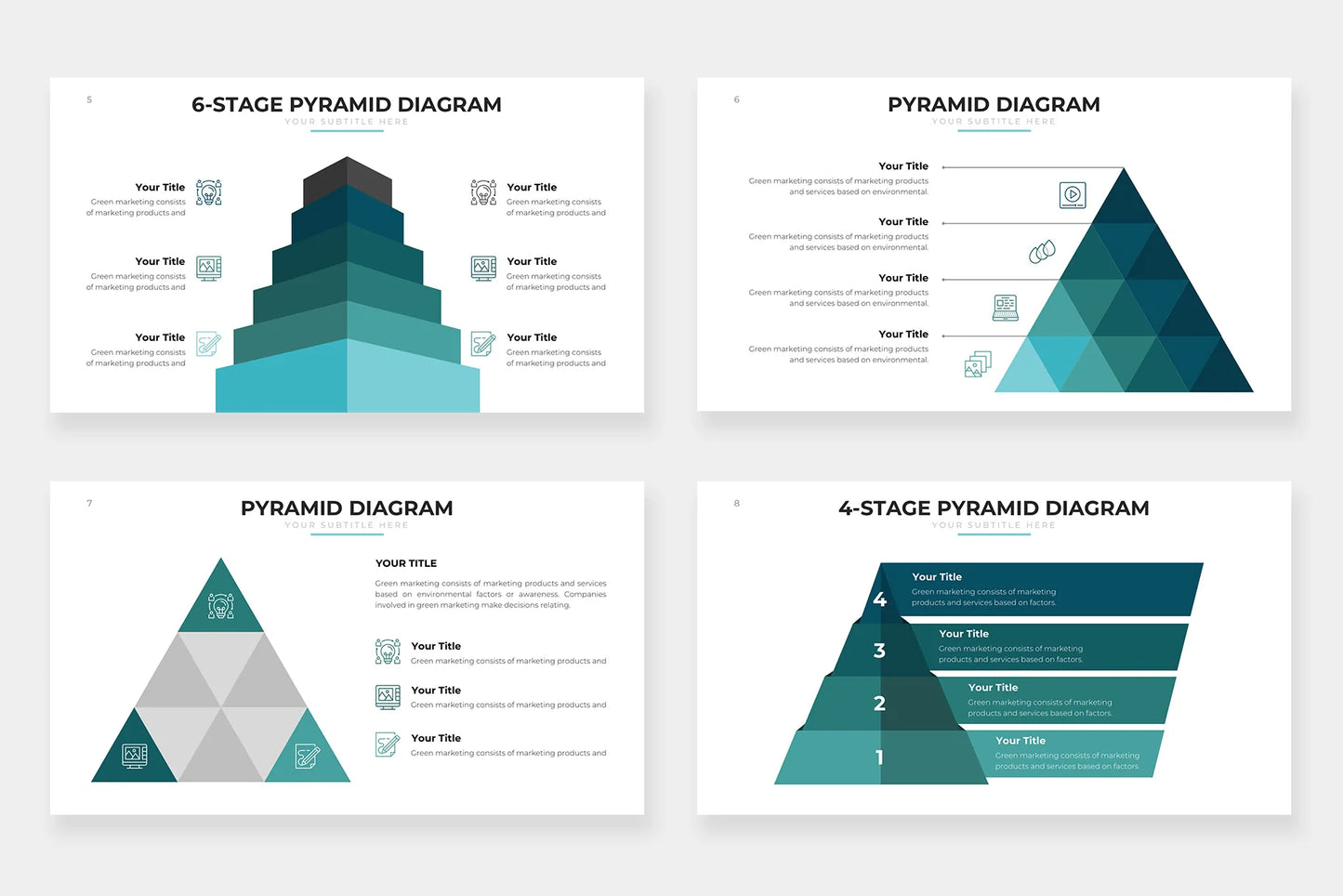 Pyramid Infographic Templates PowerPoint slides