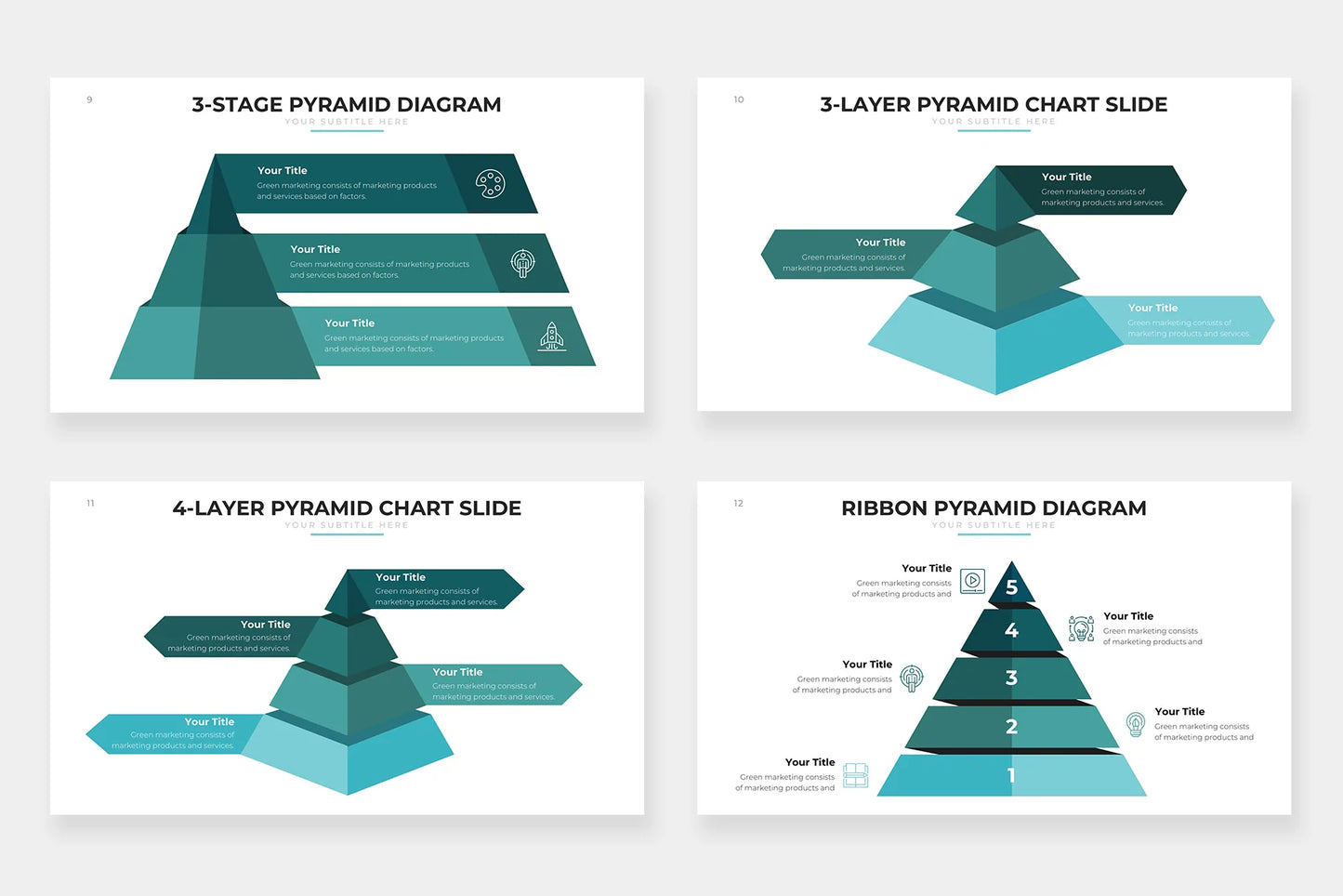 Pyramid Infographic Templates PowerPoint slides