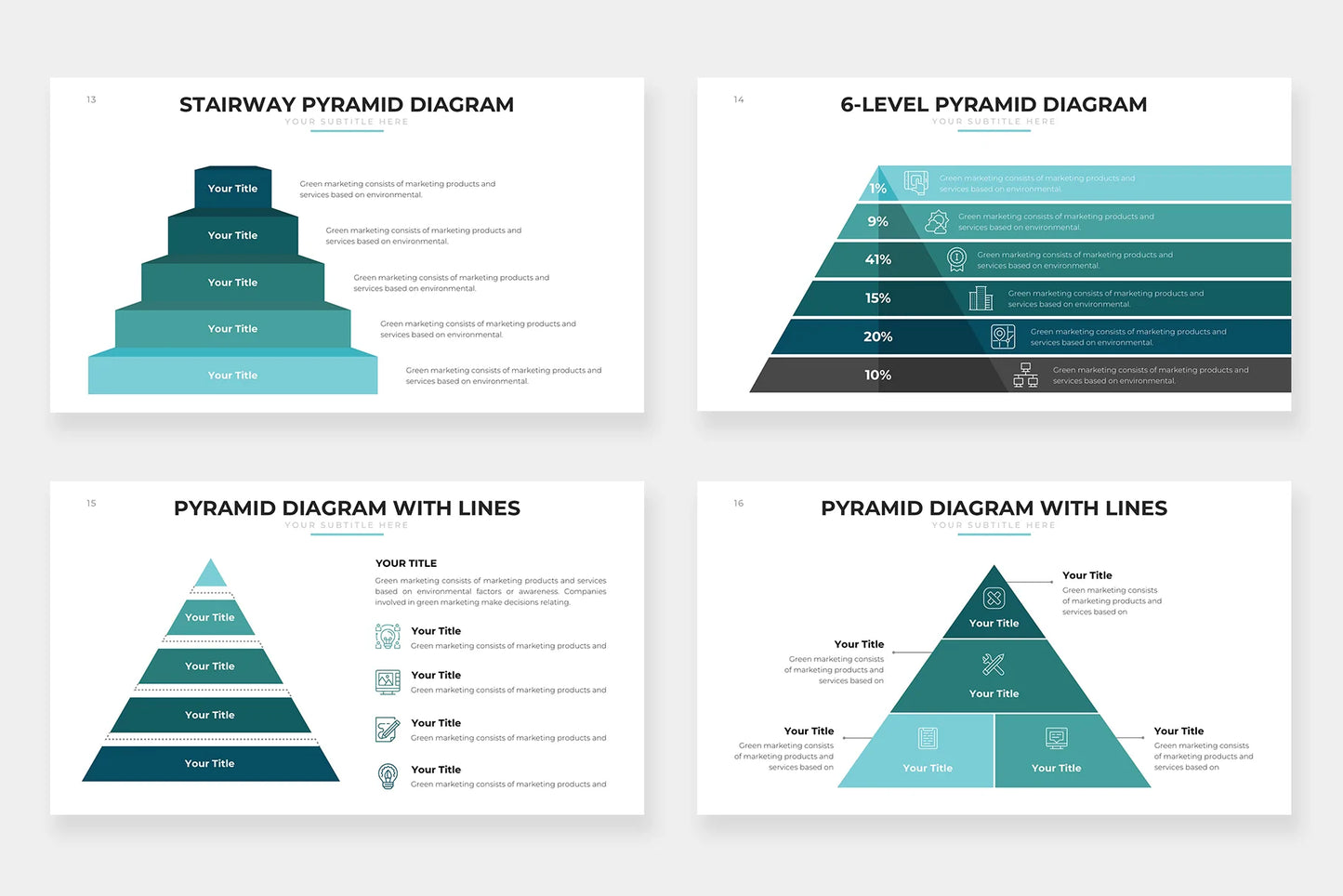 Pyramid Infographic Templates PowerPoint slides