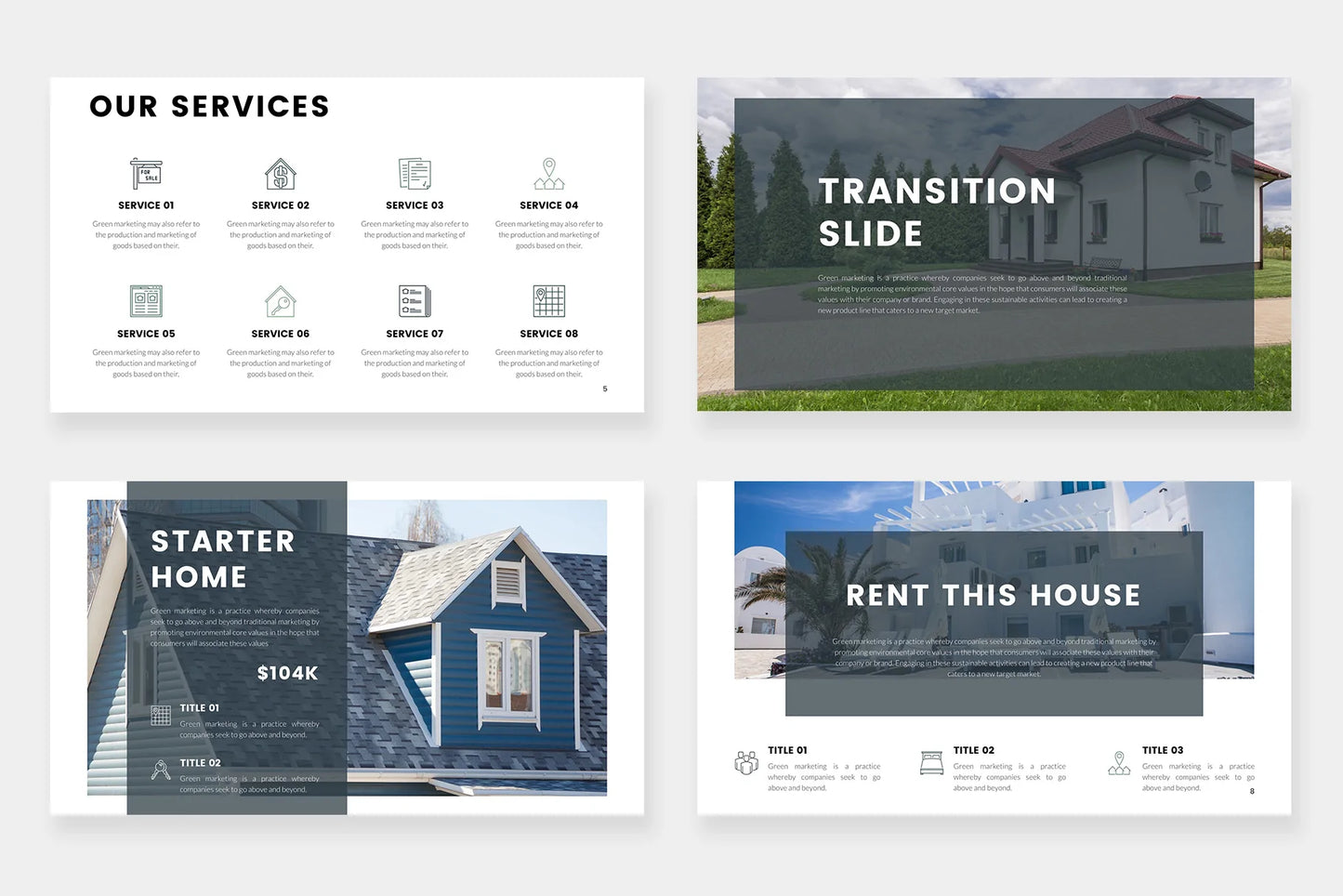 Real Estate Infographic templates