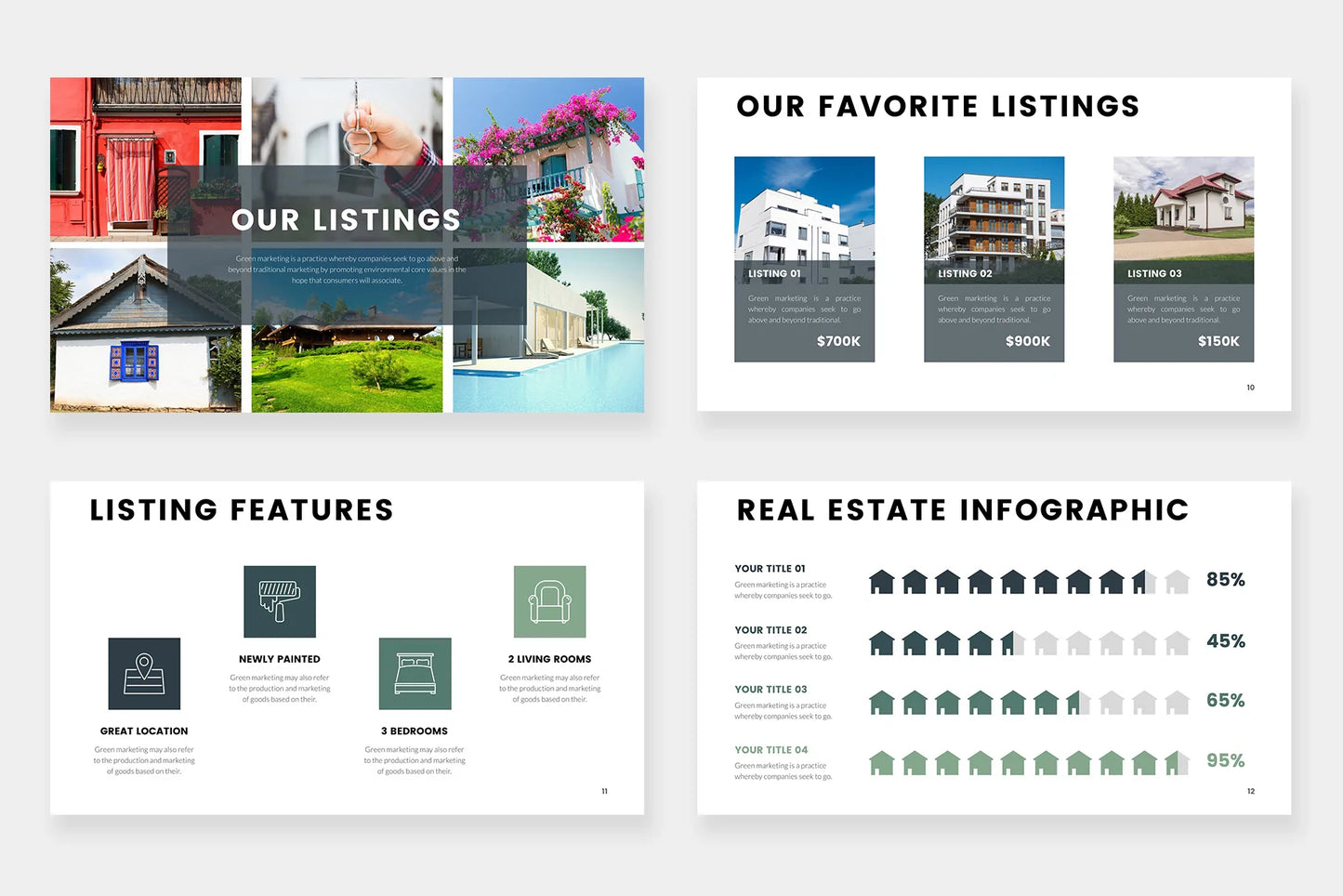 Real Estate Infographic templates