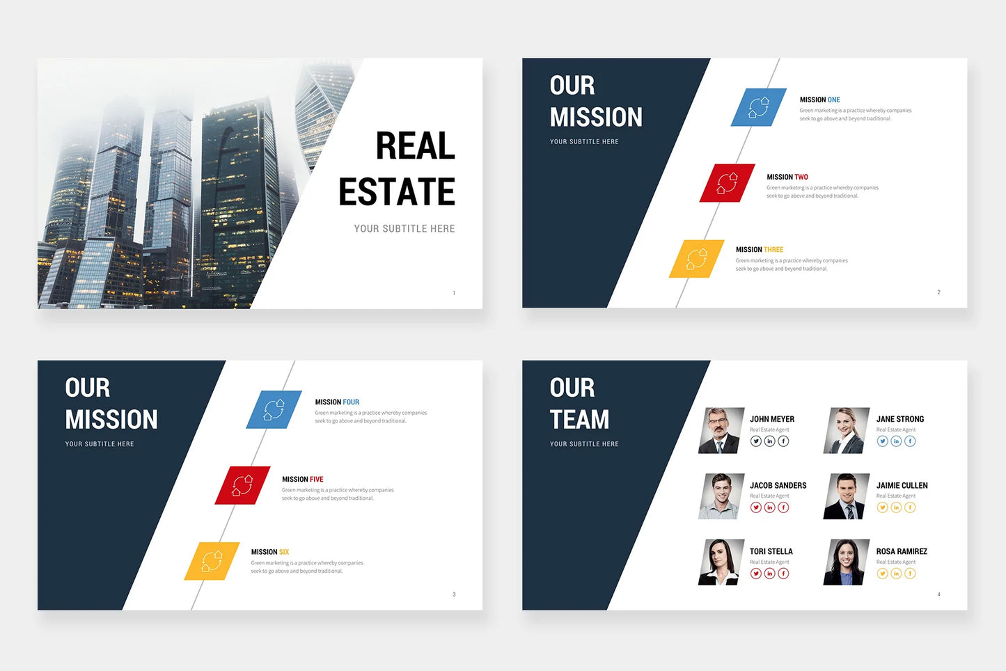 Real Estate Infographic templates