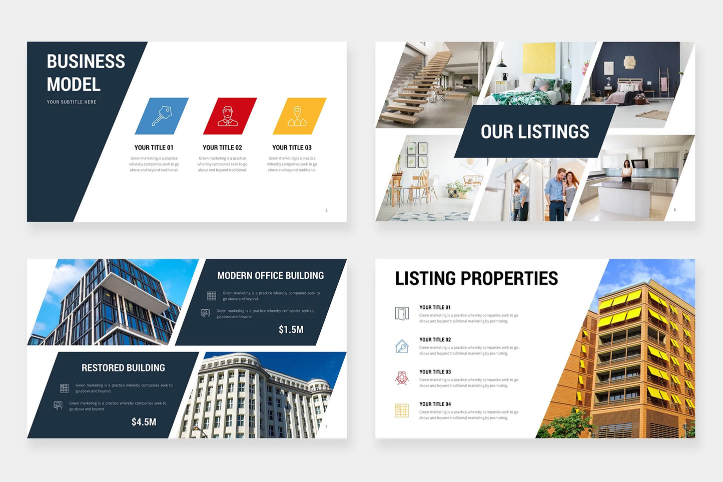 Real Estate Infographic templates