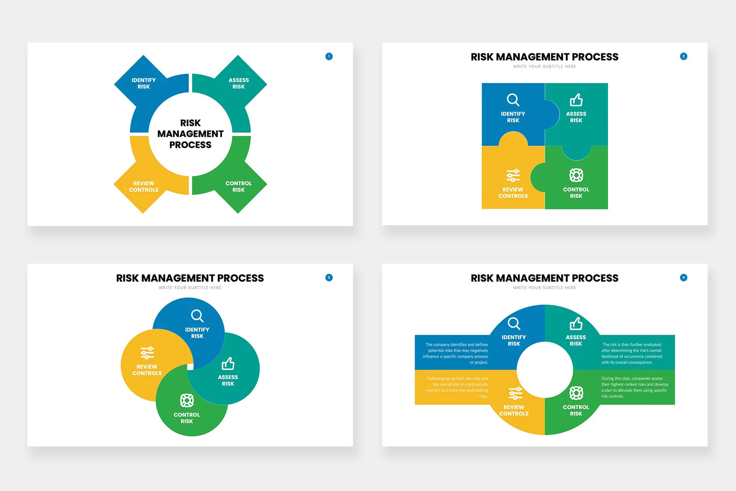 Risk Management Infographic templates