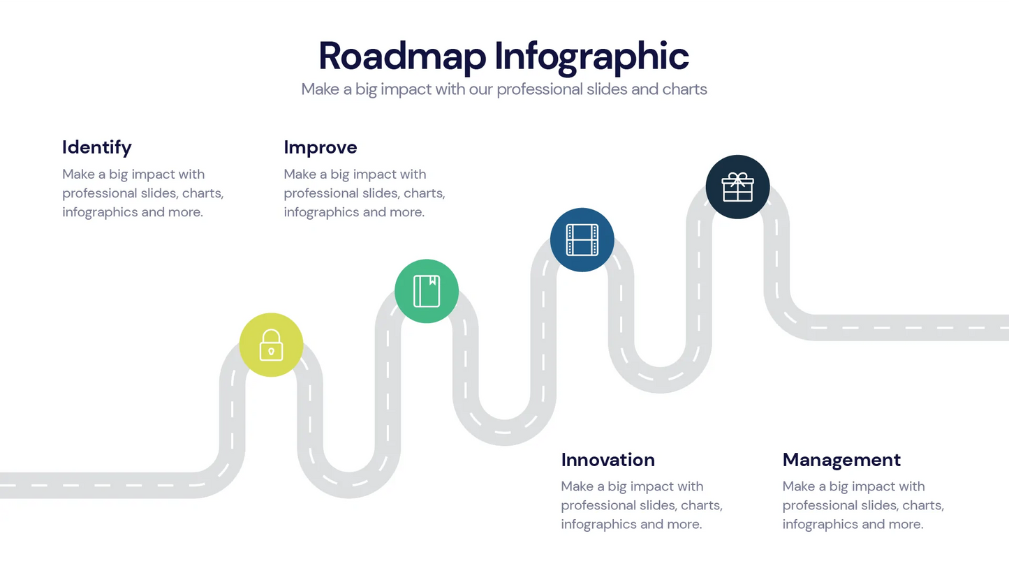 Roadmap Infographic templates