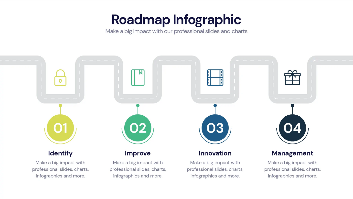 Roadmap Infographic templates