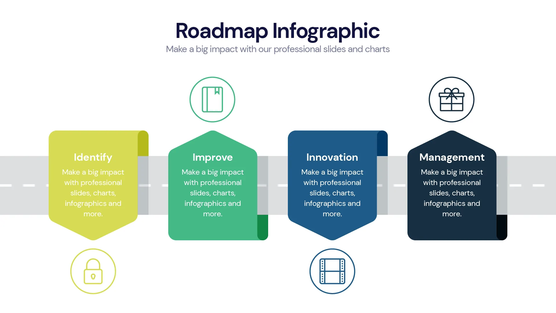 Roadmap Infographic templates