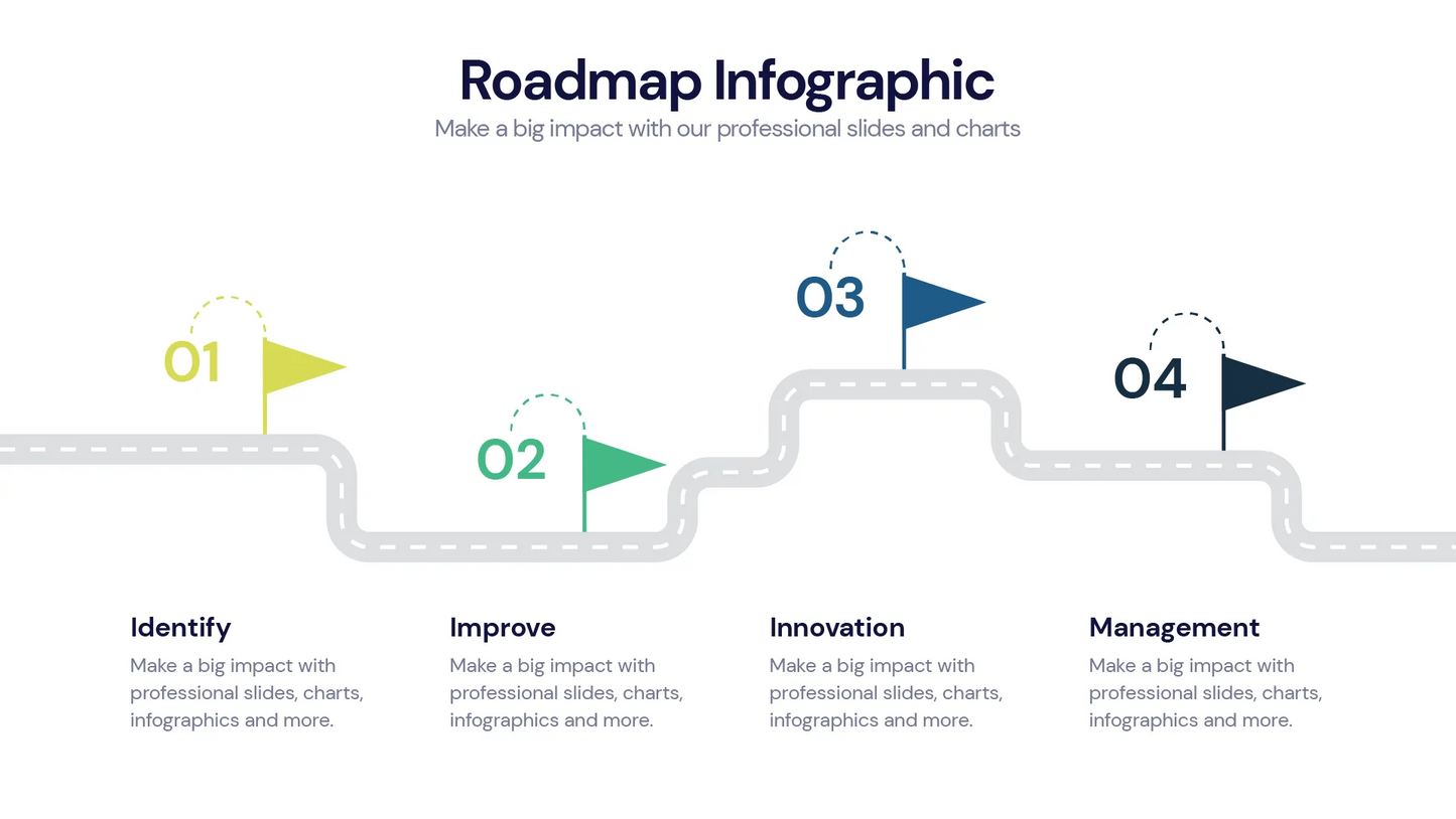 Roadmap Infographic templates