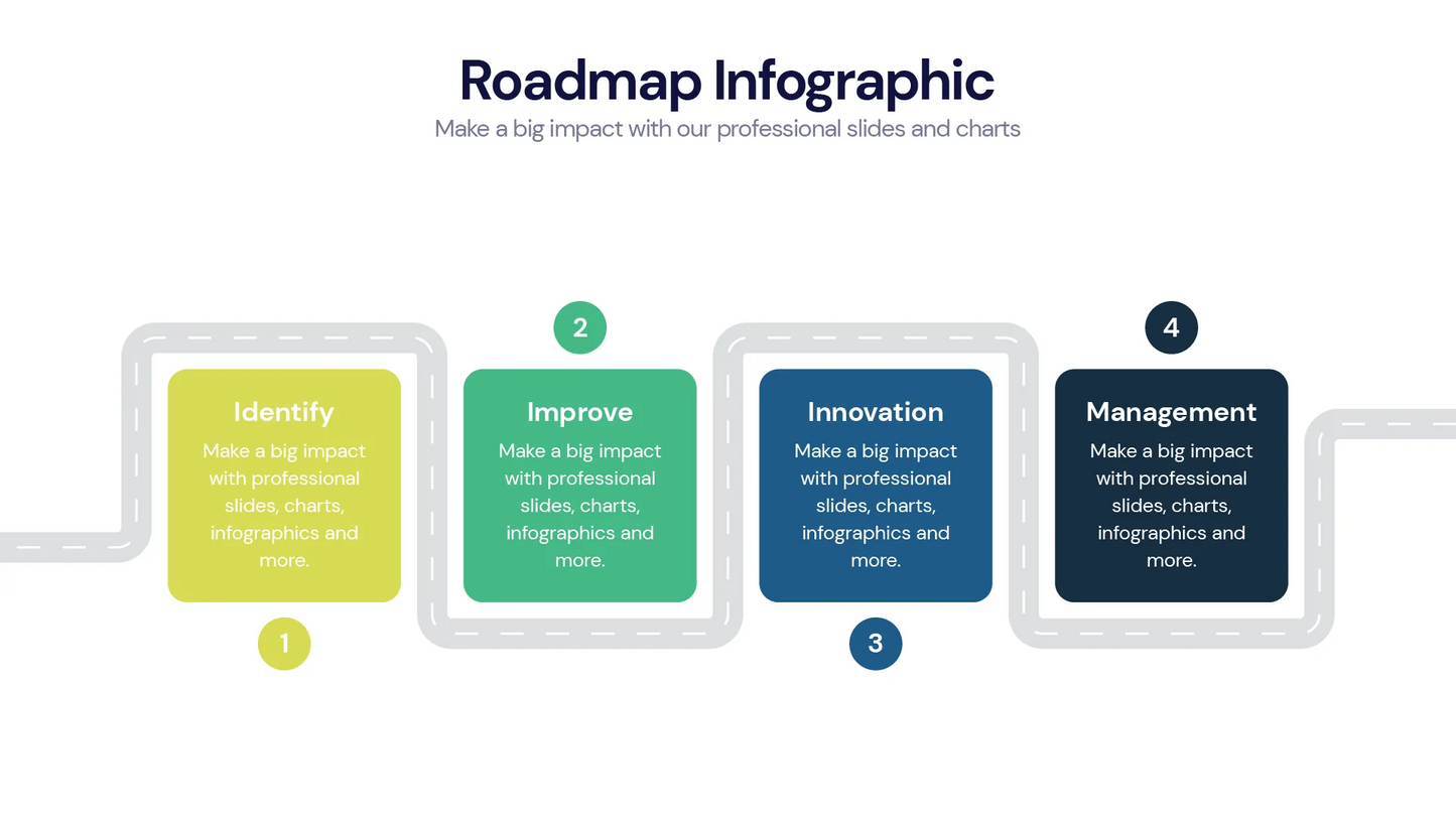 Roadmap Infographic templates