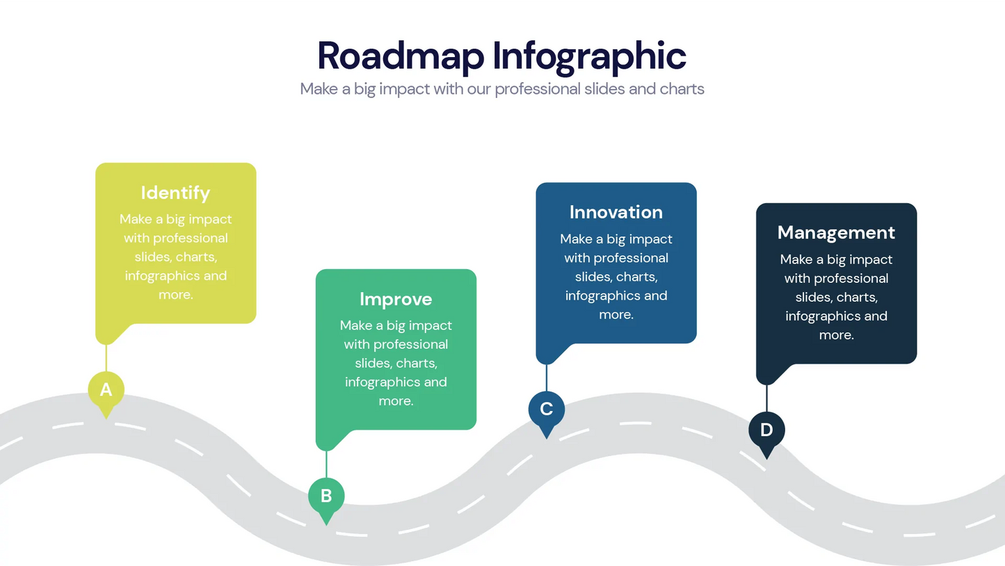 Roadmap Infographic templates