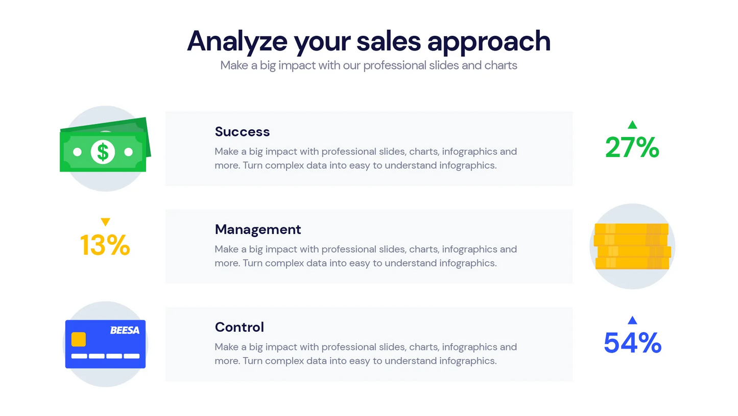 Sales Infographic templates