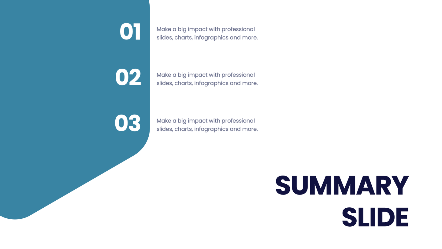 Summary Infographic templates