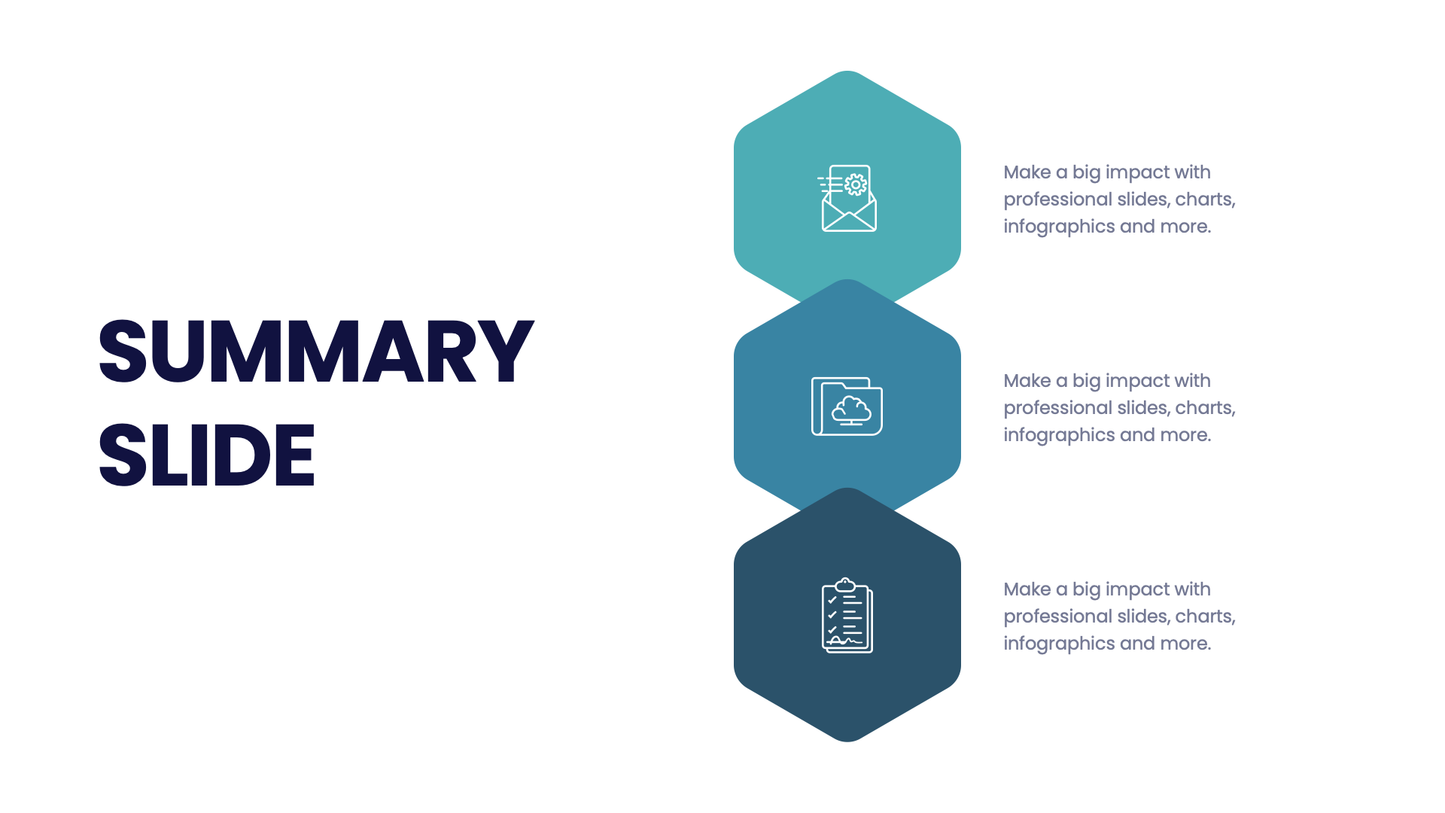 Summary Infographic templates