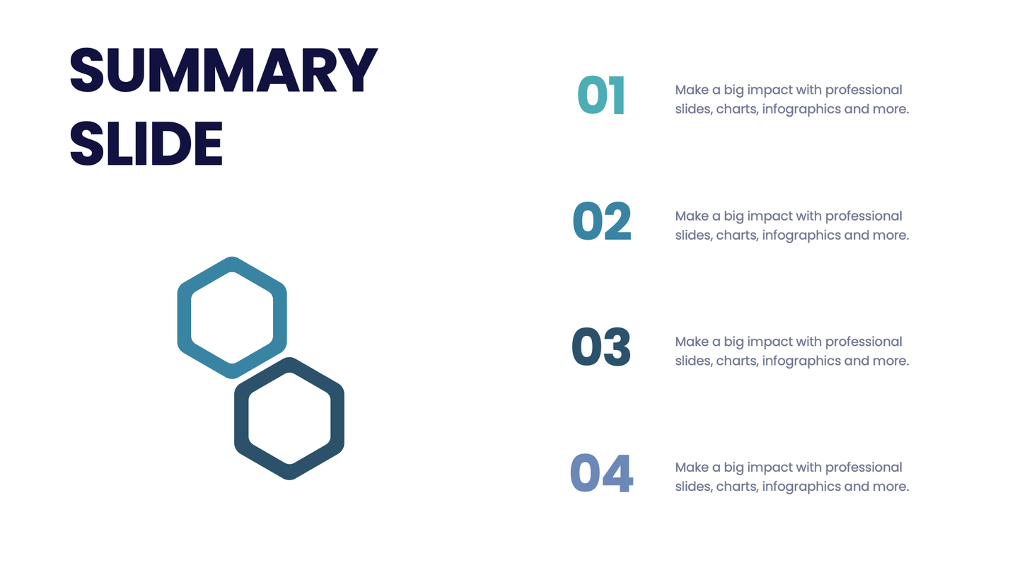 Summary Infographic templates