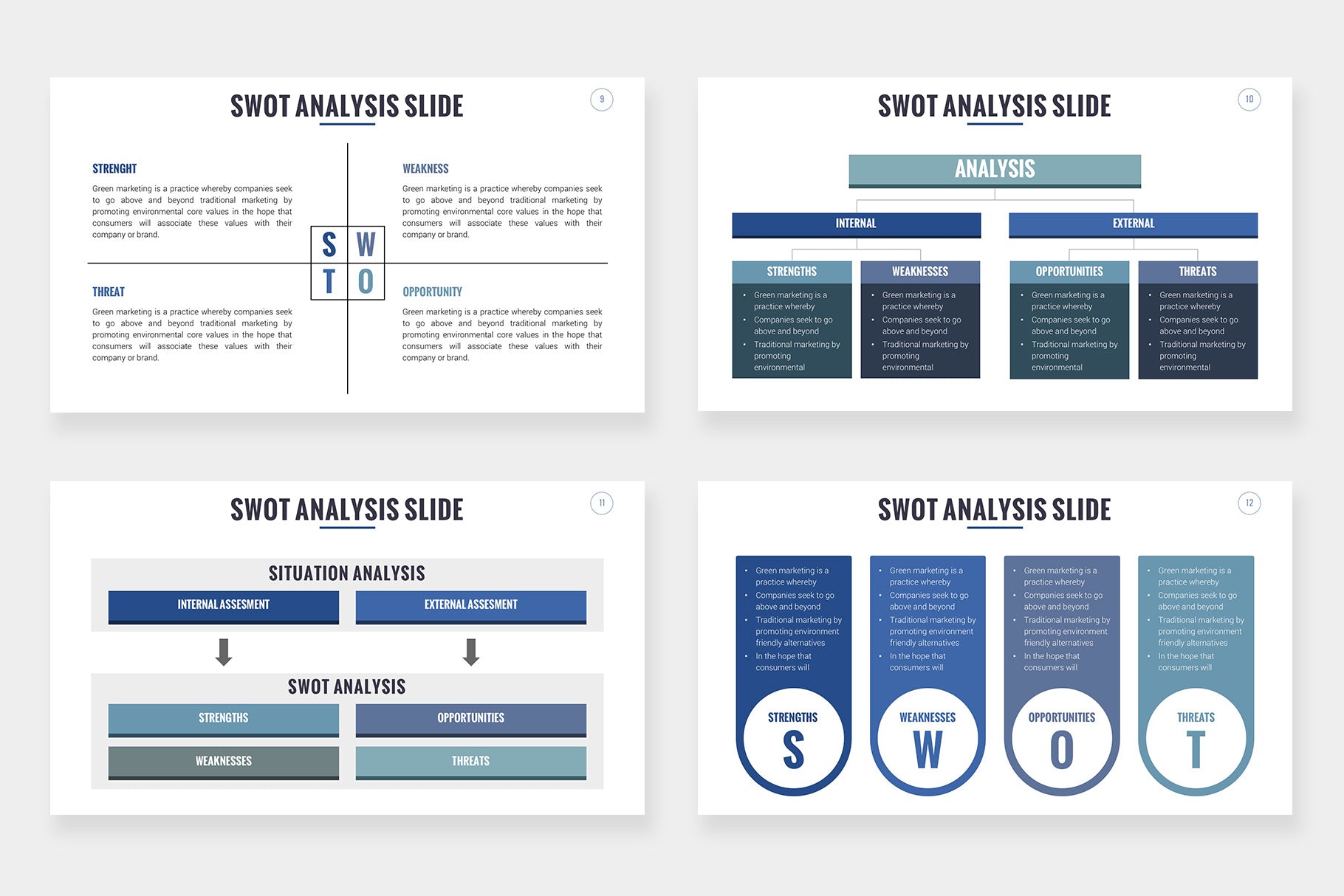 SWOT Infographic Templates PowerPoint slides