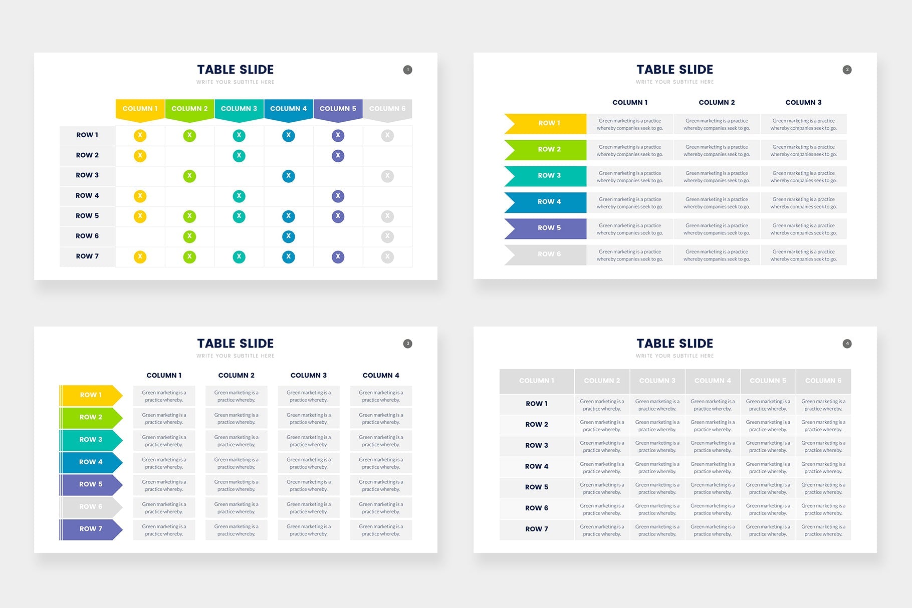 Inforgraphci Table Table Infographics - PowerPointX | Slides | Keynote | PowerPoint
