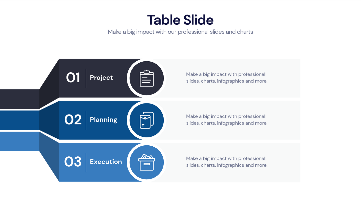 Table Infographic templates