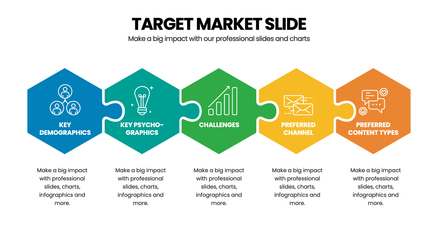 Target Market Infographic templates