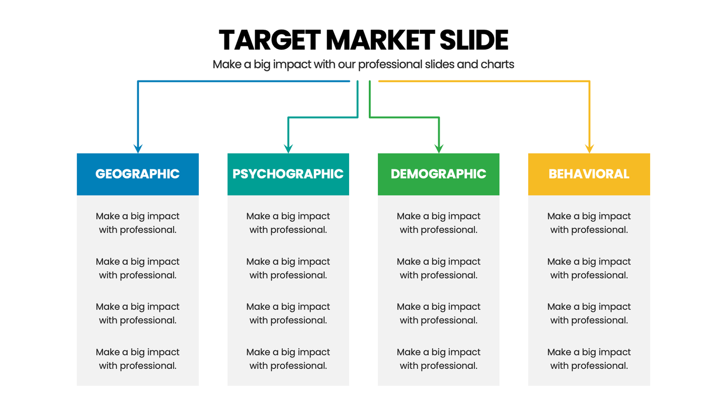 Target Market Infographic templates