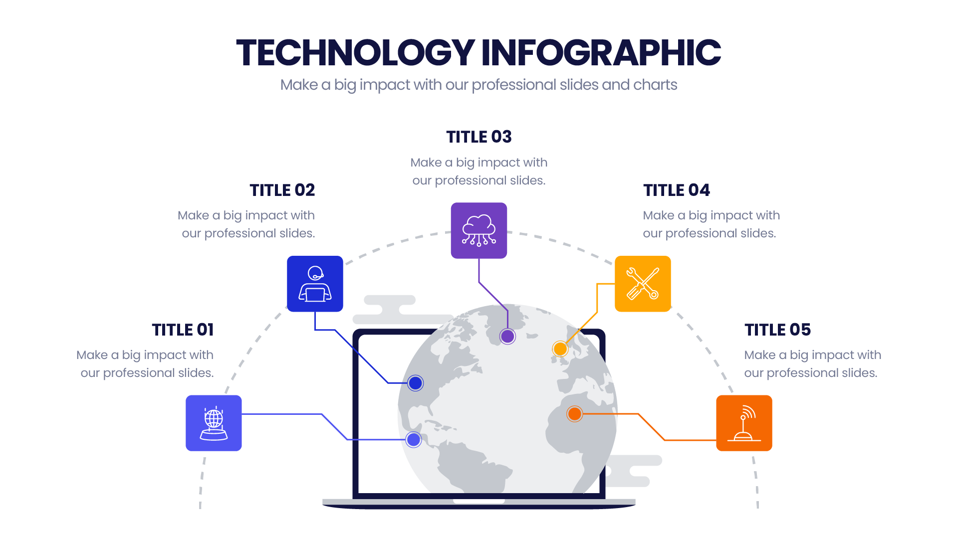 Technology Infographics - PowerPointX | Slides | Keynote | PowerPoint