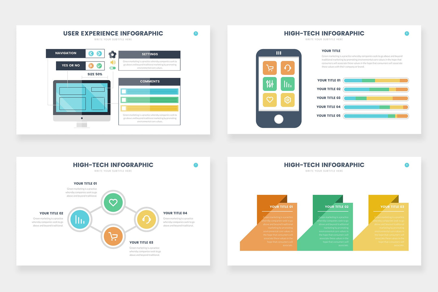 Technology Infographic templates