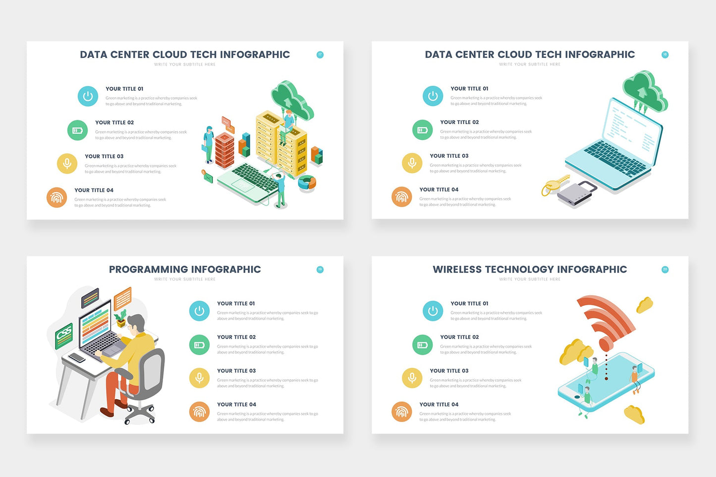 Technology Infographic templates