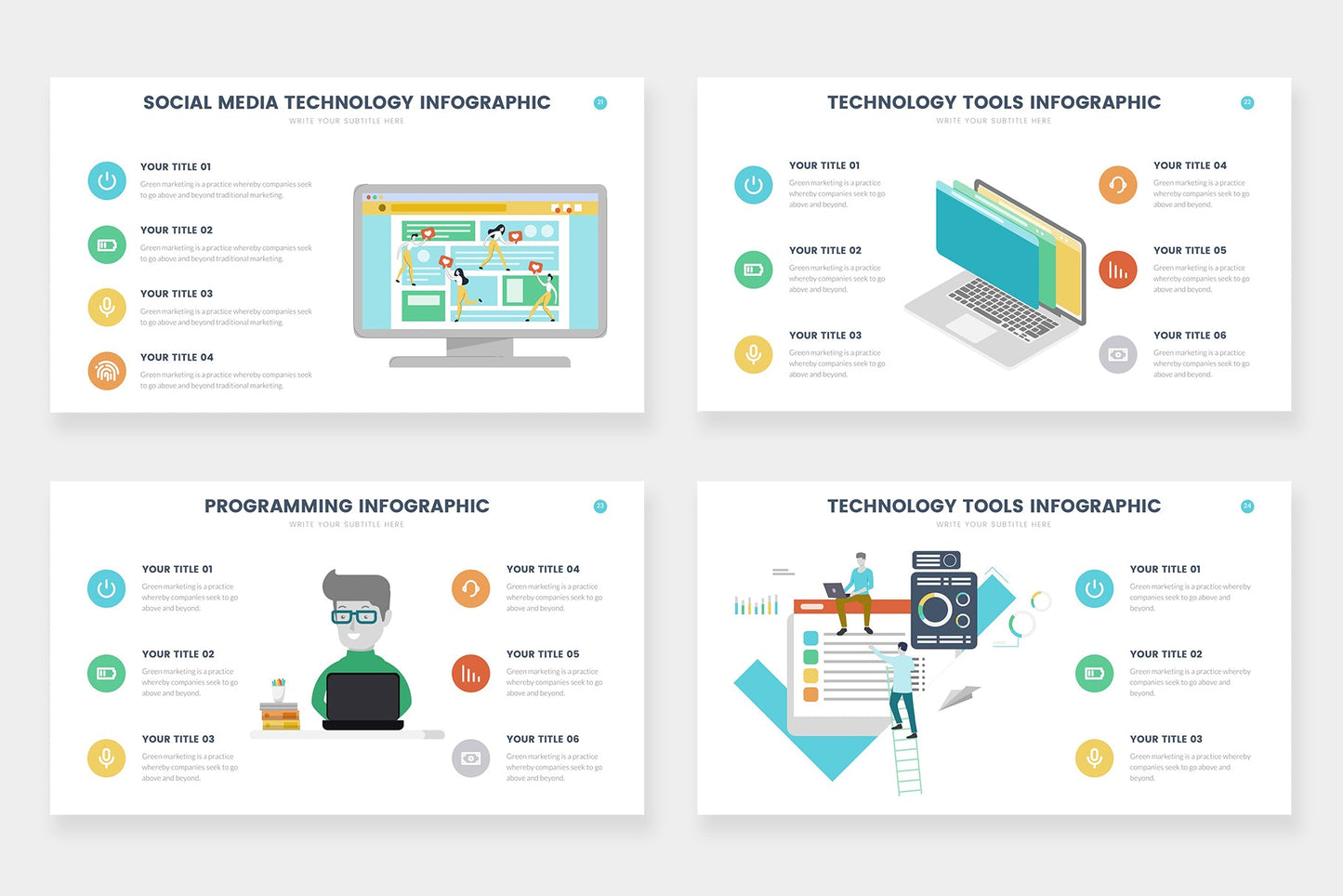 Technology Infographic templates