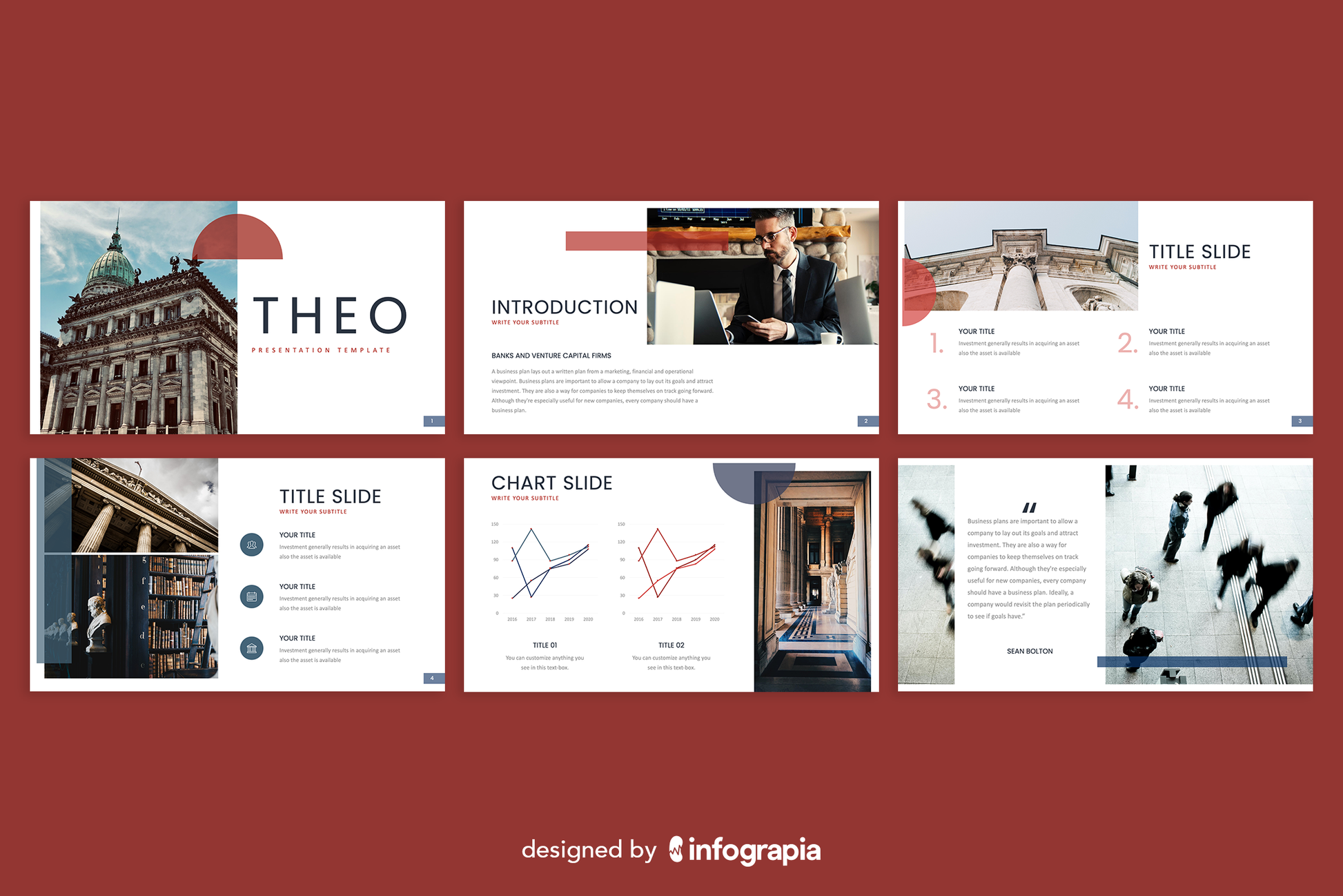 Theo Powerpoint Template Infographic templates