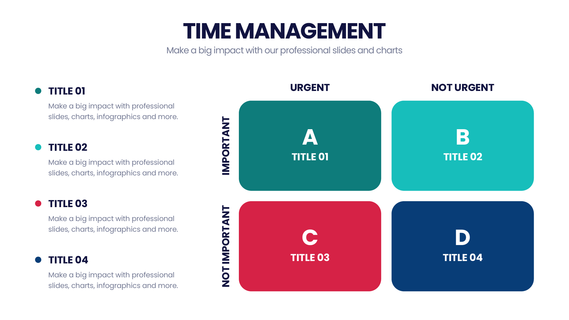 Time Management Infographic templates