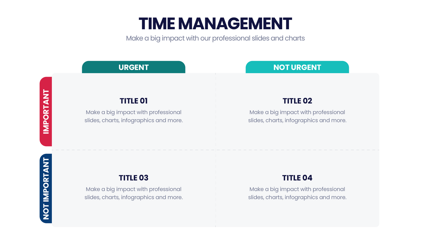 Time Management Infographic templates