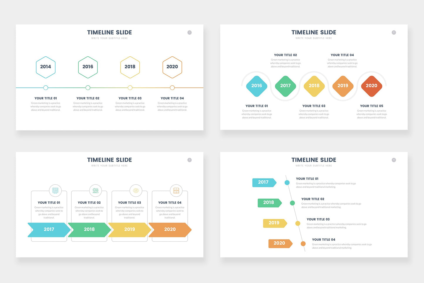 Timeline Infographic templates