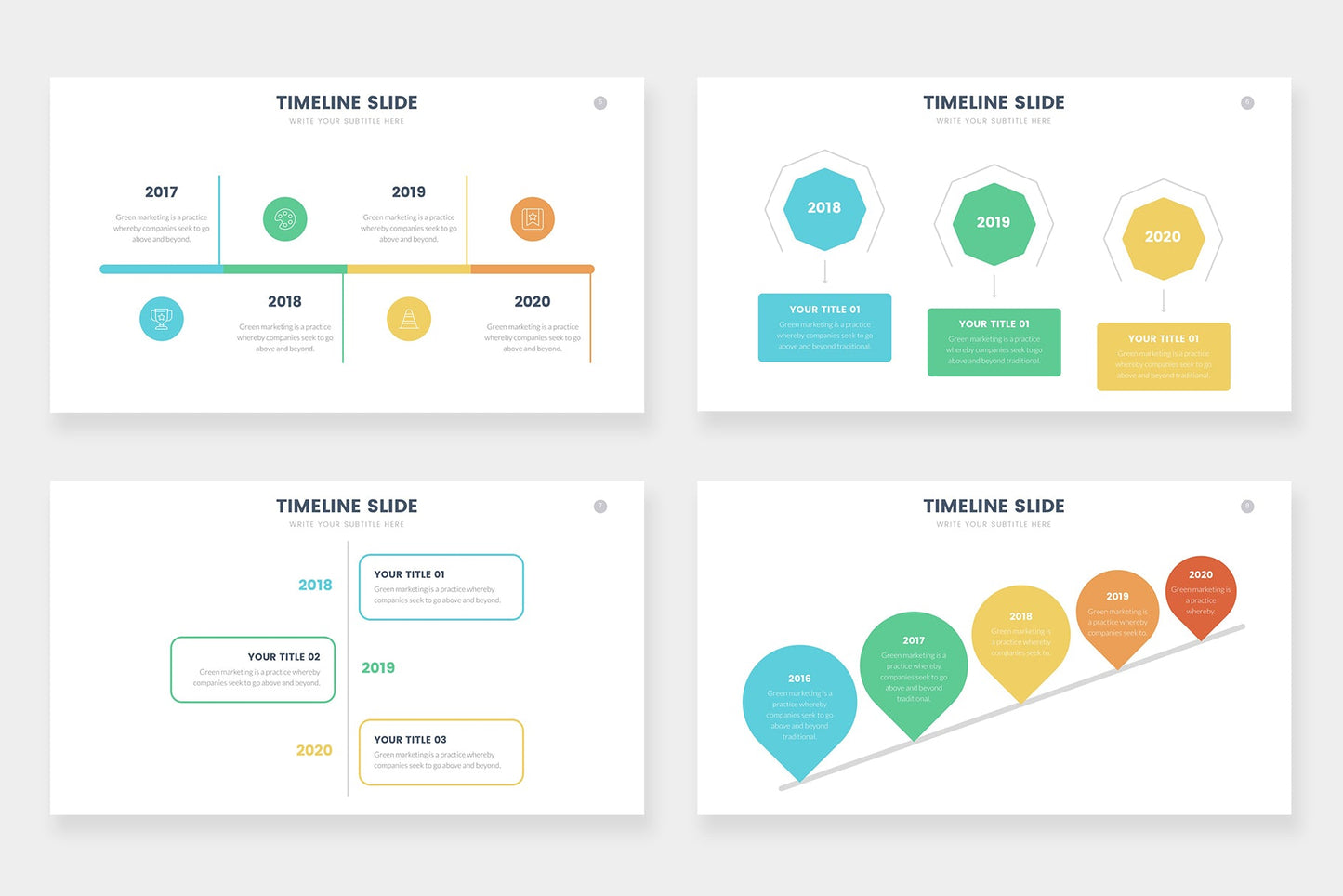 Timeline Infographic templates