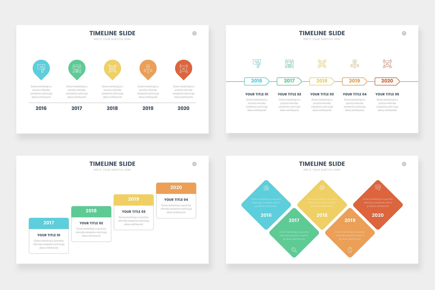 Timeline Infographic templates