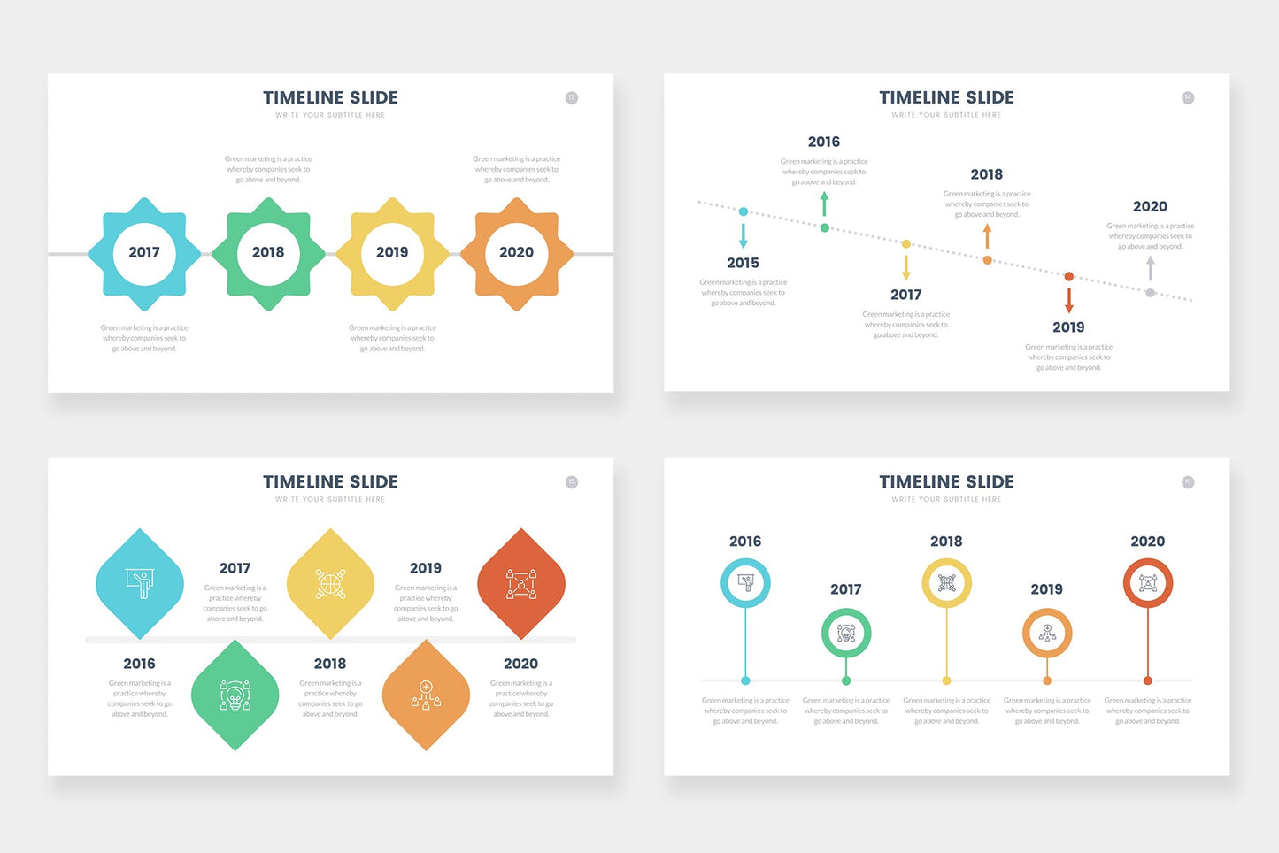 Timeline Infographic templates