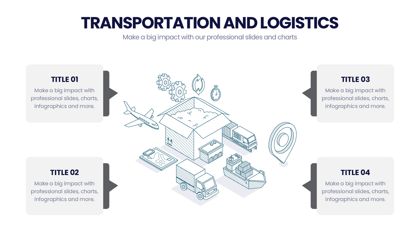 Transportation & Logistics Infographic templates