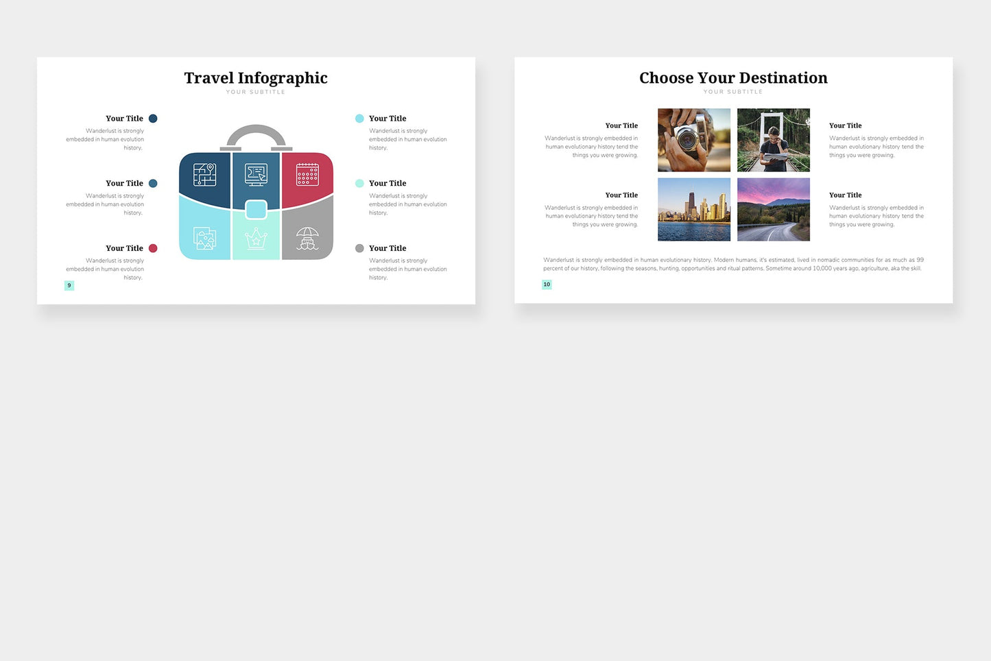 Travel Infographic templates