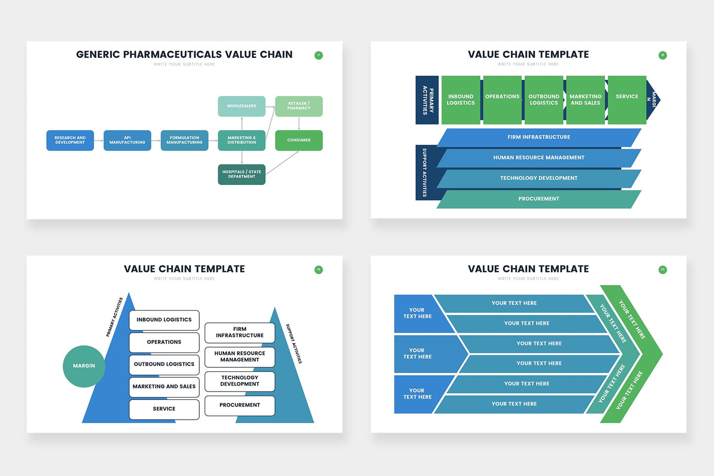 Value Chain Infographic templates