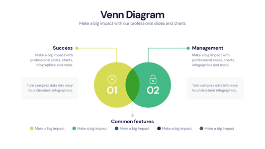 Venn Diagram Infographic templates
