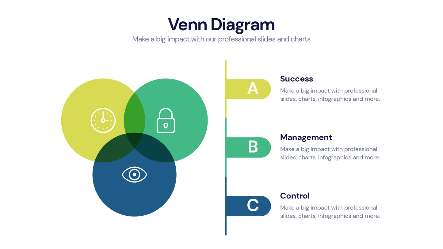 Venn Diagram Infographic templates