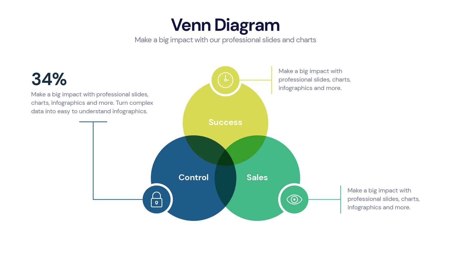 Venn Diagram Infographic templates