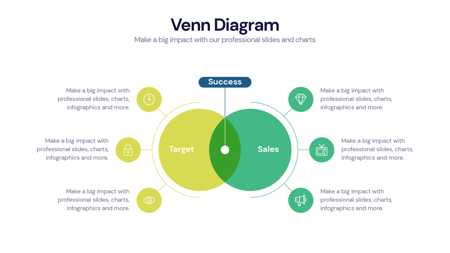 Venn Diagram Infographic templates